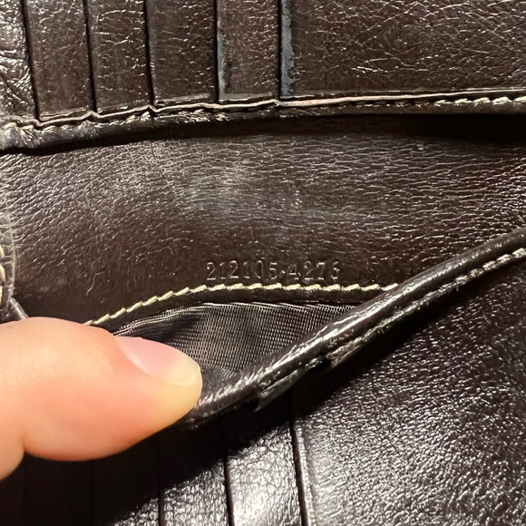 Gucci guccissima black wallet - Picture 6 of 7